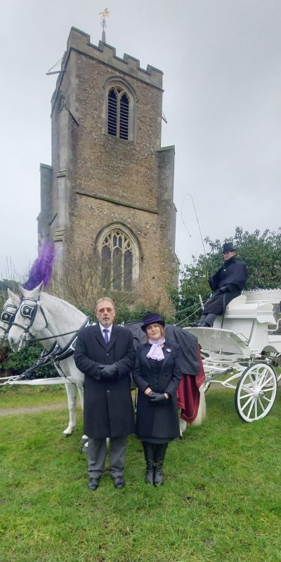 TM & JL horses & church